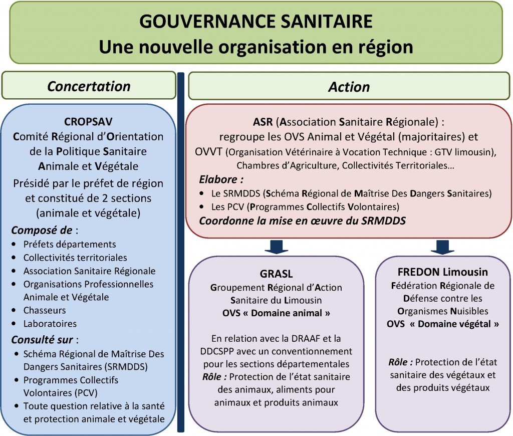 Cette nouvelle gouvernance sanitaire entraîne une élaboration des schémas sanitaires au niveau régional. Le CA de GDS Creuse s’est prononcé à l’unanimité pour une priorisation des actions au niveau départemental avant leur élaboration et validation au niveau régional. Cela rentre dans cette volonté de maintenir un fort échelon départemental pour une proximité avec les éleveurs maintenue.