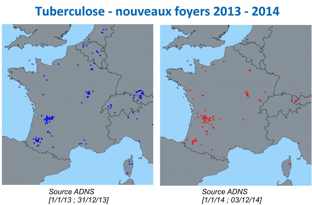 Tuberculose incidence 2013 2014