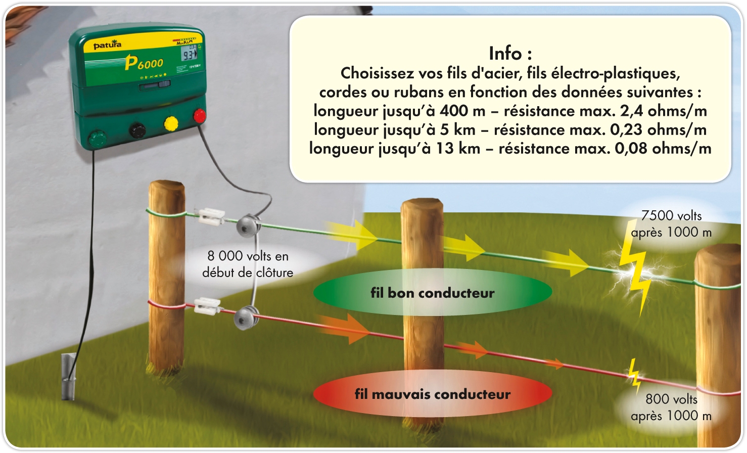cloture electrique solaire chevaux